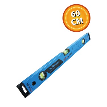 ERATOOL SU TERAZISI MASTARLI PROSESYONEL SERI 3 GÖZLÜ 60CM/24-1mm